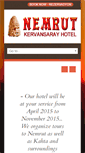 Mobile Screenshot of nemrutkervansarayhotel.com